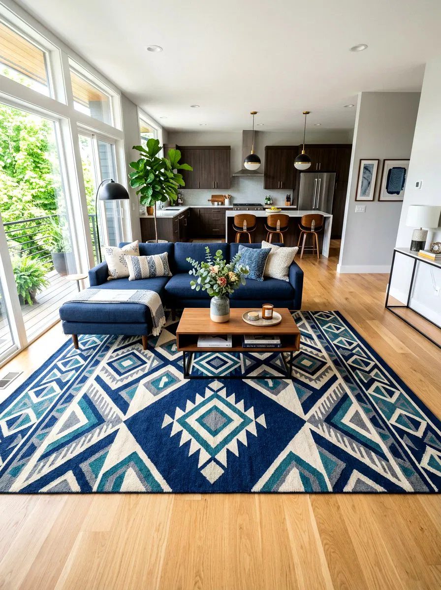 How to Choose the Right Size Rug for Your Living Room